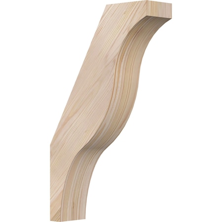 Ekena Millwork 3 1/2"W x 12"D x 20"H Funston Smooth Knee Brace, Douglas Fir BRC04X12X20FST00SDF